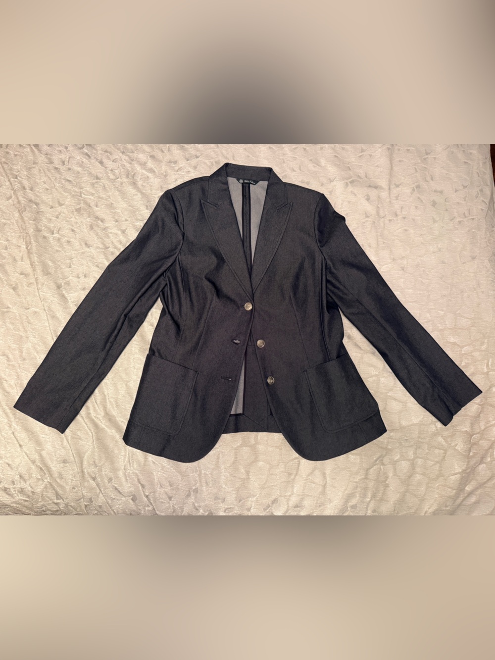Like New, Textured Brooks Brothers Women's Blazer Jacket - Dark Grey - Picture 1 of 9